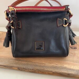 Dooney & Bourke Black and Red Crossbody Bag